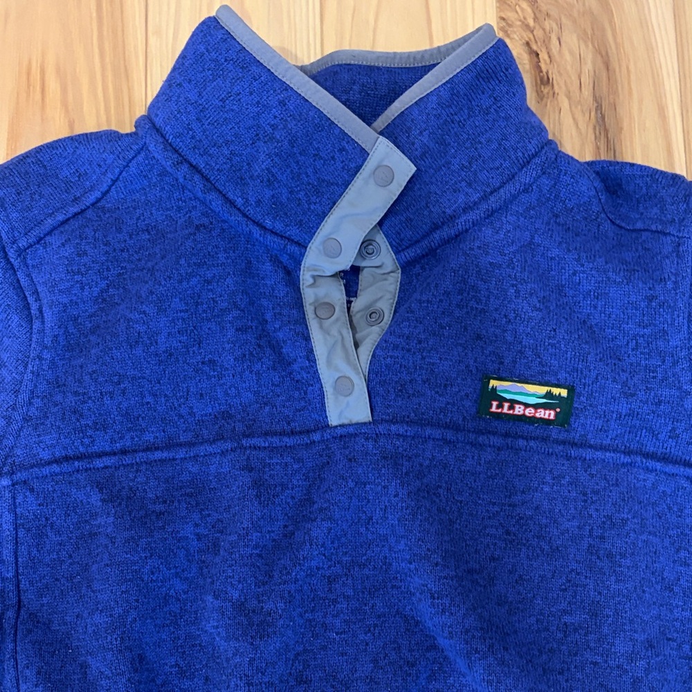 L.L. Bean purple Fleece Pullover